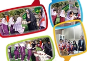 برگزاری اعیاد سراسر نور شعبانیه در دبستان دخترانه 